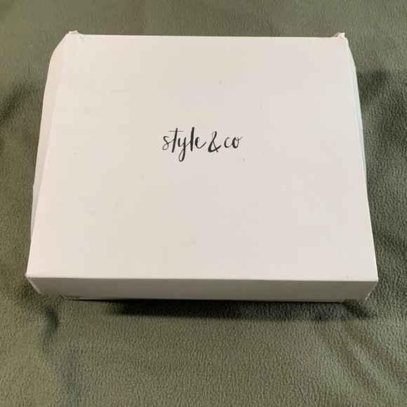 Style & Co brown boots.  Size 7.5 M.  Straps and buckle accent. - Picture 4 of 5